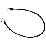 SK11 ゴムロープ 両端Jフック 丸ゴムタイプ 10mmX90cm SKG-R1090BK