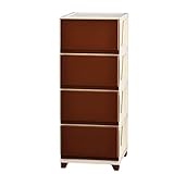 JEJ デコニー チェスト 4段 ブラウン DCN-4IVBR