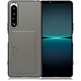 LOOF Skin Slim-Slot Xperia 1 IV 用 ケース カバー カードポケット カード収納 カード 背面 スマホケース スマホカバー 背面カード収納 [グレー]