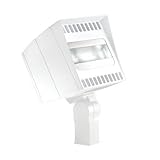 RAB Lighting CANVAS78SFYW White LED Canvas Slipfitter Floodlight, 6533 Luminous Output, 78W, 3000K [