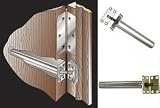 IRONMONGERY WORLD ?Fire定格Concealed内部チューブ状チェーンばねMorticeドアCloser (クロムメッキ/シルバー) by ironmongery世界
