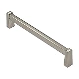 Wisdomストーン4121128sn-c Long Island Pull Long Island 5で。サテンニッケルクリアクリスタル付きキャビネット引き出し、128 mm ( 5in C to 