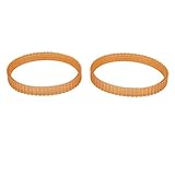 uxcell 　電気プレーナーベルト　ラバードライブ駆動ベルト　交換部品　オレンジ　2個入り　Makita 1900
