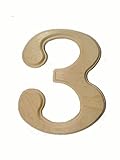 # 3木製数6 – 1 / 2in