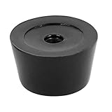 uxcell ゴム足バンパー D20x16xH12mm ブラック 耐久性 フットパッド 取付簡単