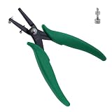 INJOYTEC 穴あけパンチ 小型 1.5mm 穴開けパンチ 1穴 予備ピン付き ジュエリーツール ハンドメイド用 穴開け工具 プロ ホビー アクセサリー 手芸用 丸穴 穴あけ機 ツール ジュエリー 丸型 加工 ハンドメイド