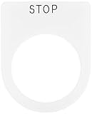 IM 押ボタン/セレクトスイッチ(メガネ銘板) STOP 黒 φ30.5 P3036