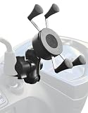 【GOROPRI】 原付 スマホホルダー バイク スクーター バイク用 Xグリップスマホホルダー ラム マウント 互換品 3.5～6.1インチ対応 (Aタイプ(3.5～6.1インチ))