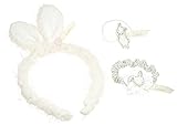 バニーズ・バイ・ザ・ベイ ヘアバンド・クリップ&シュシュ3点セット ホワイト #100037