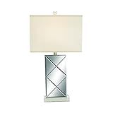 Deco 79 97396 Metal Mirror Table Lamp 26"H [並行輸入品]