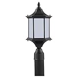 Sea Gull Lighting 89236BL-08 Ardsley Court - One Light Outdoor Post Lantern, Textured Rust Patina Fi