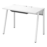 オフィスデスク コクヨ リーン 平机 ワークデスク ホワイト 幅100×奥行60cm 【3梱包】 DLE-H1006-WHWH1 【お客様組立】