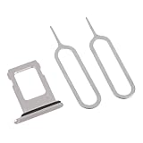 【BlueSea】iPhone 12 専用 SIM トレイ 防水シリコンリング付き 全6色 ホワイト Tray-12-White