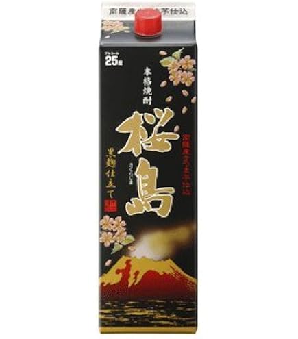 Amazon.co.jp: あらわざ桜島 25度 1800ml 紙パック ×6本 : 食品・飲料