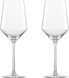 ツヴィーゼル グラス(ZWIESEL GLAS) ワイングラス 割れにくい ピュア 赤白ワイン兼用 ソーヴィニョン ブラン 2個ペア マシンメイド m122314