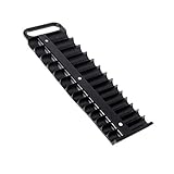 B Baosity 磁気ソケットホルダー　ソケットトレイラック　メトリック　ソケットオーガナイザー　全2サイズ3色　　 - M黒