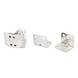 uxcell アングルブラケット コーナーブレース　棚受け　直角ブラケット　金具 25x25x30mm　シェルフ　L型　5個入り