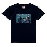 アニメ『銀河特急 ミルキー☆サブウェイ』 B[集合] Tシャツ ブラック XLサイズ