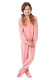 Big Feet PJs Pink Toddler Fleece Footed Pajamas