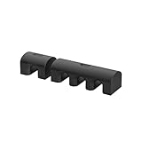 【elago】 ケーブルホルダー コード 配線 LANケーブル まとめる ケーブルクリップ マグネット 式 ケーブルオーガナイザー デスク 整理 便利グッズ [ 各種 ケーブル 対応 ] Magnet Cable Management ブラック