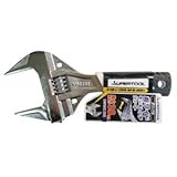 (業務用10個セット) スーパー 超ワイドモンキレンチ（スパナ） ショート SMWG38S 全長160mm