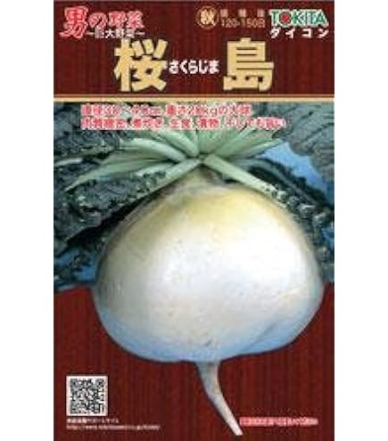 Amazon.co.jp: アサヒ農園 桜島大根（だいこんの種）【固定種】 小袋