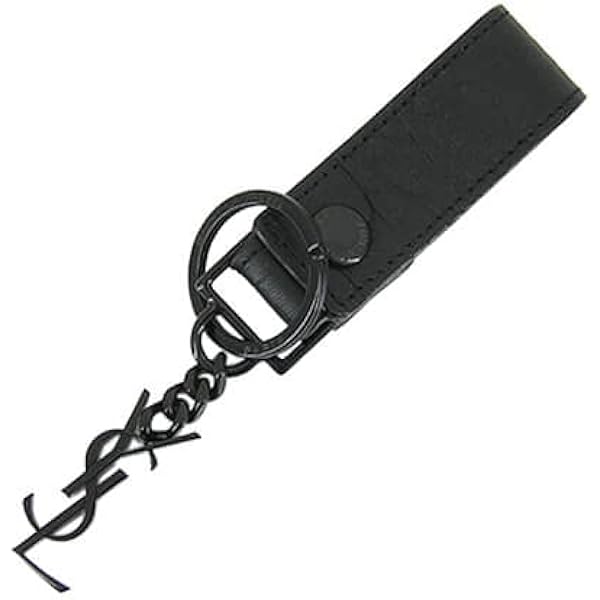 SAINT LAURENT キーホルダー ブラック 楽天市場】サンローラン キーリング/キーホルダー YSL SAINT