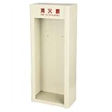 満点商会 消火器ボックス 据置・壁掛兼用 MH-310IV アイボリー