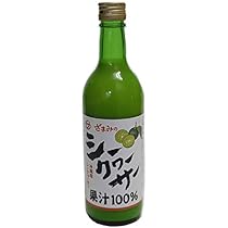 Amazon | 沖縄産シークヮーサー 500ml×6本 座間味こんぶ