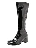 Ellie Shoes E175-DORAB-XS X-Large Patent Go Go Child Boot - Black
