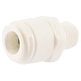 Sharkbite push-to-connectオスアダプタプッシュ継手 3/8" OD x 1/4" MIP ホワイト