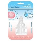 Momo Baby Standard Medium Flow Silicone Nipples by Momo Baby