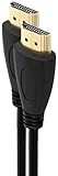 HDMI ケーブル スリム ハイスピード 2K 4K ARC対応 タイプAオス - タイプAオス ブラック テレビ パソコン ゲーム 金メッキ (1本, 0.3m)