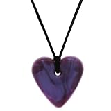 Gumigem Heart Shaped Baby Teething Necklace - Maisey Moo Purple by Gumigem [並行輸入品]