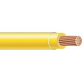 建物ワイヤ、THHN、14 AWG、イエロー、2500 Ft