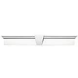 Buildersエッジ060010643117 43 5 / 8 " x 6 "フラットパネルウィンドウヘッダー117、明るいホワイト