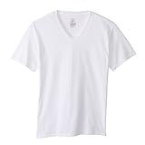 [ヘインズ] アンダーシャツ 半袖 Ｖネック (2枚組) 抗菌防臭加工(Fresh IQ) 2P RS ＶネックＴシャツ グローバルバリューライントップス HM1EY704 メンズ ホワイト L