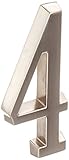 Theヒルマングループ843284 4-inch Die Cast粘着家アドレスPlaque、つや消しニッケル