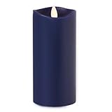 6 " Luminara AtlanticブルーFlameless Candle
