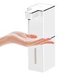 Gogorelax ディスペンサー ハンドソープ 液体 吐出量4段階調 400ml 壁掛け 自動 防水 シャンプーディスペンサー 静かな音 ノータッチ オートディスペンサー 充電式 スリム 食器用洗剤 シャンプー キッチン 洗面所などに適用