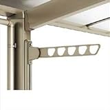 TOEX LIXIL　ネスカ／フーゴ　オプション　物干しセット　ロング2本入　【リクシル】 　ブラック