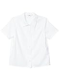 UNIWEAR(ユニウェア) レディース 半袖ブラウス SL-138 白 ゆったり 4L ( 17号 ) （ 日本製生地使用 ）