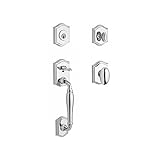 Baldwin SCWESXELLTAR260 Reserve Single Cylinder Handleset Westcliff x Ellipse with Traditional Arch 