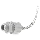 Woodhead 5544M Cable Strain Relief Grip Locknut Straight Male Max-Loc Cord Seal Stainless Steel Mesh