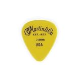 Martin Delrin Guitar Picks – Yellow, .73mm 18A0154 Martin デルリン ギターピック – イエロー, 0.73mm | 12枚入り | 本格的なトーンと安定したグリップを備えた耐久性ピック