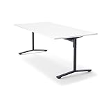 コクヨ   ミーティングテーブル DAYS OFFICE FLIP TOP XY-TFT189FE6AMCW 幅180×奥行90CM 天板グレイ