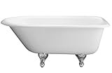 Barclay ctr67-wh-uf Cast IronロールトップSoaking Tub