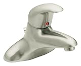 Moen 8414bn Commercial m-dura 4インチセンターセット洗面所蛇口2.2 GPM、つや消しニッケル