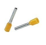 Panduit FSD76-10-D Insulated Ferrule, Single Wire DIN End Sleeve, 20 AWG Wire Size, Gray, 0.11" Max 