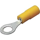 ニチフ端子工業 銅線用 環境配慮形 絶縁被覆付圧着端子 (R形)丸形 黄 TMEX 0.3-3-YEL